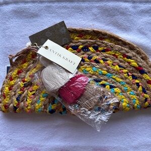 NWT Antik Kraft Woven Summer Cltuch